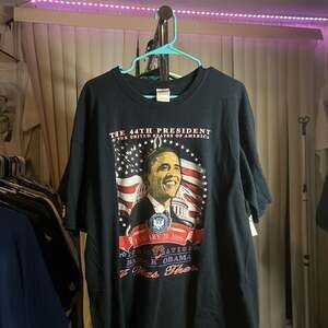Vintage Barack Obama 44th President First Family T-Shirt XL
